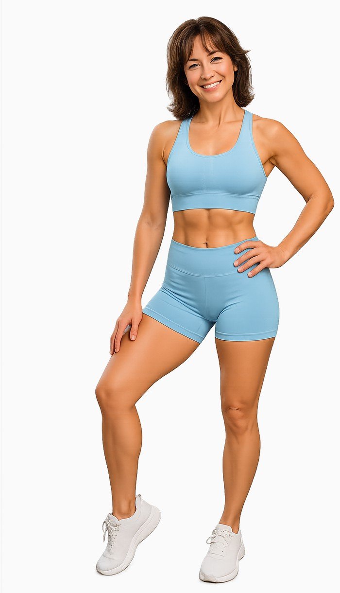 Mulher praticando ginástica polonesa
